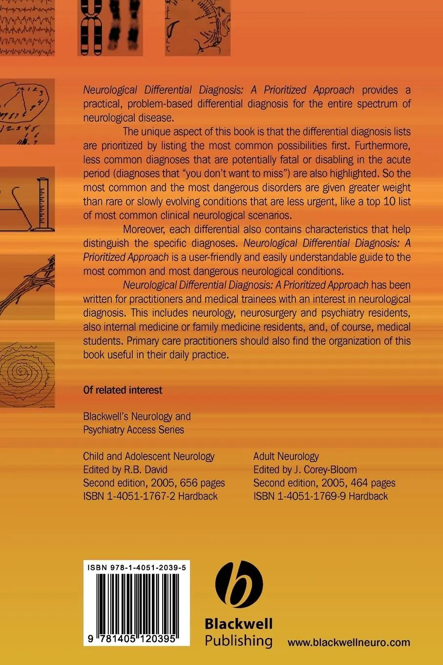 Rückseite: 9781405120395 | Neurological Differential Diagnosis | Roongroj Bhidayasiri (u. a.)