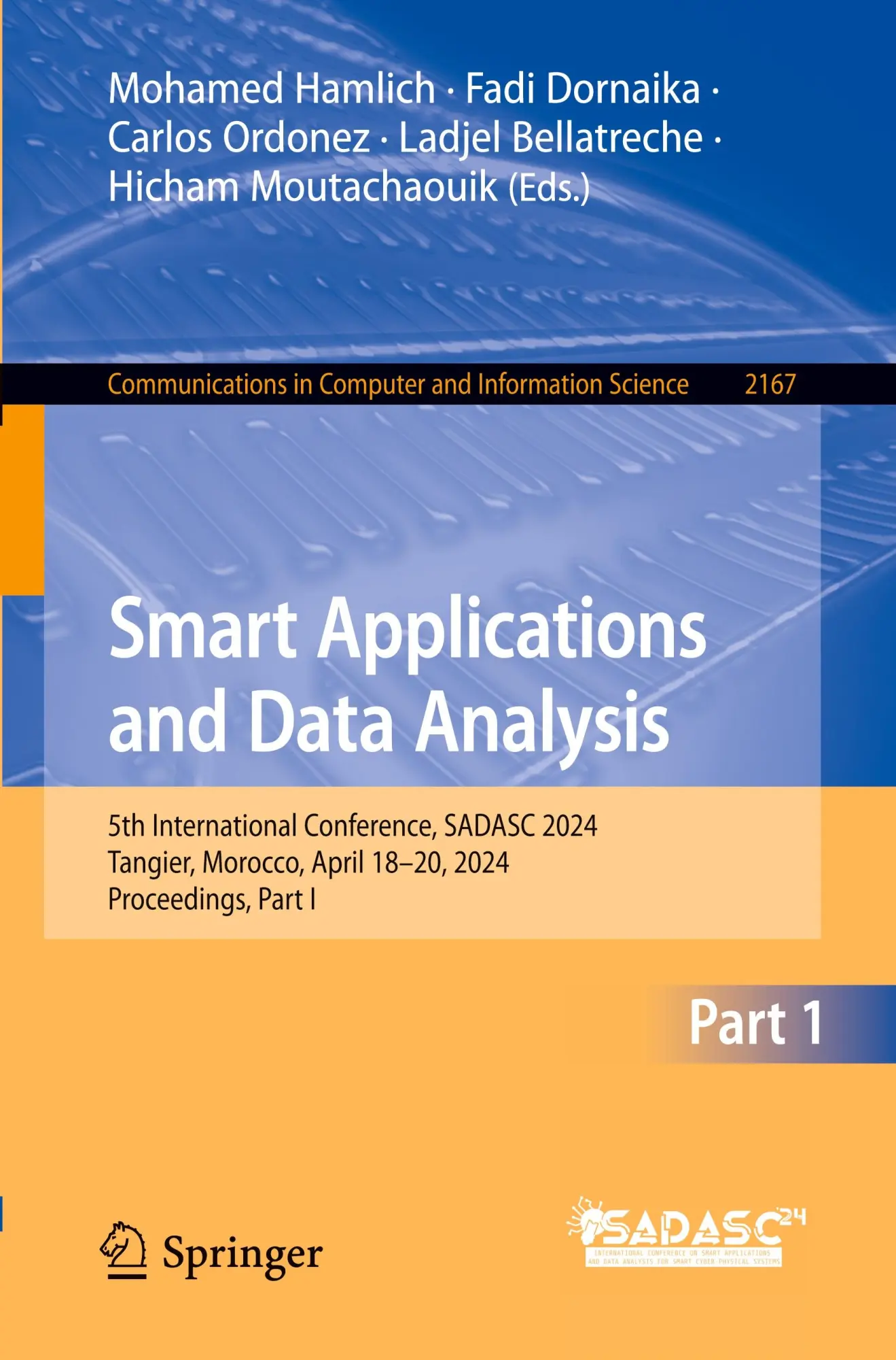 Cover: 9783031770395 | Smart Applications and Data Analysis | Mohamed Hamlich (u. a.) | Buch