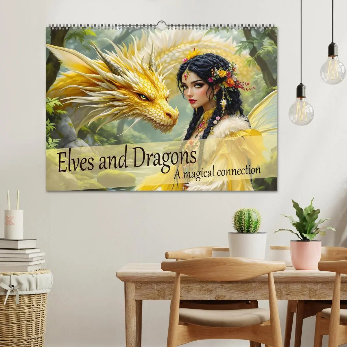 Bild: 9783457260395 | Elves and Dragons - A magical connection (Wall Calendar 2026 DIN A2...