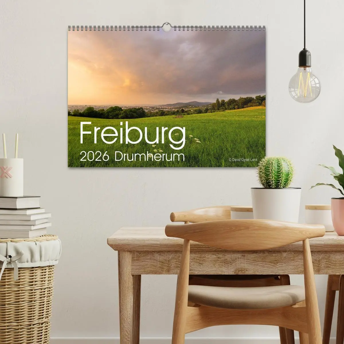 Bild: 9783457640395 | Freiburg, Drumherum (Wandkalender 2026 DIN A3 quer), CALVENDO...