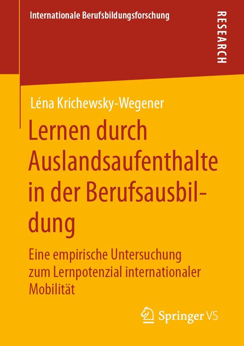 Cover: 9783658300395 | Lernen durch Auslandsaufenthalte in der Berufsausbildung | Taschenbuch