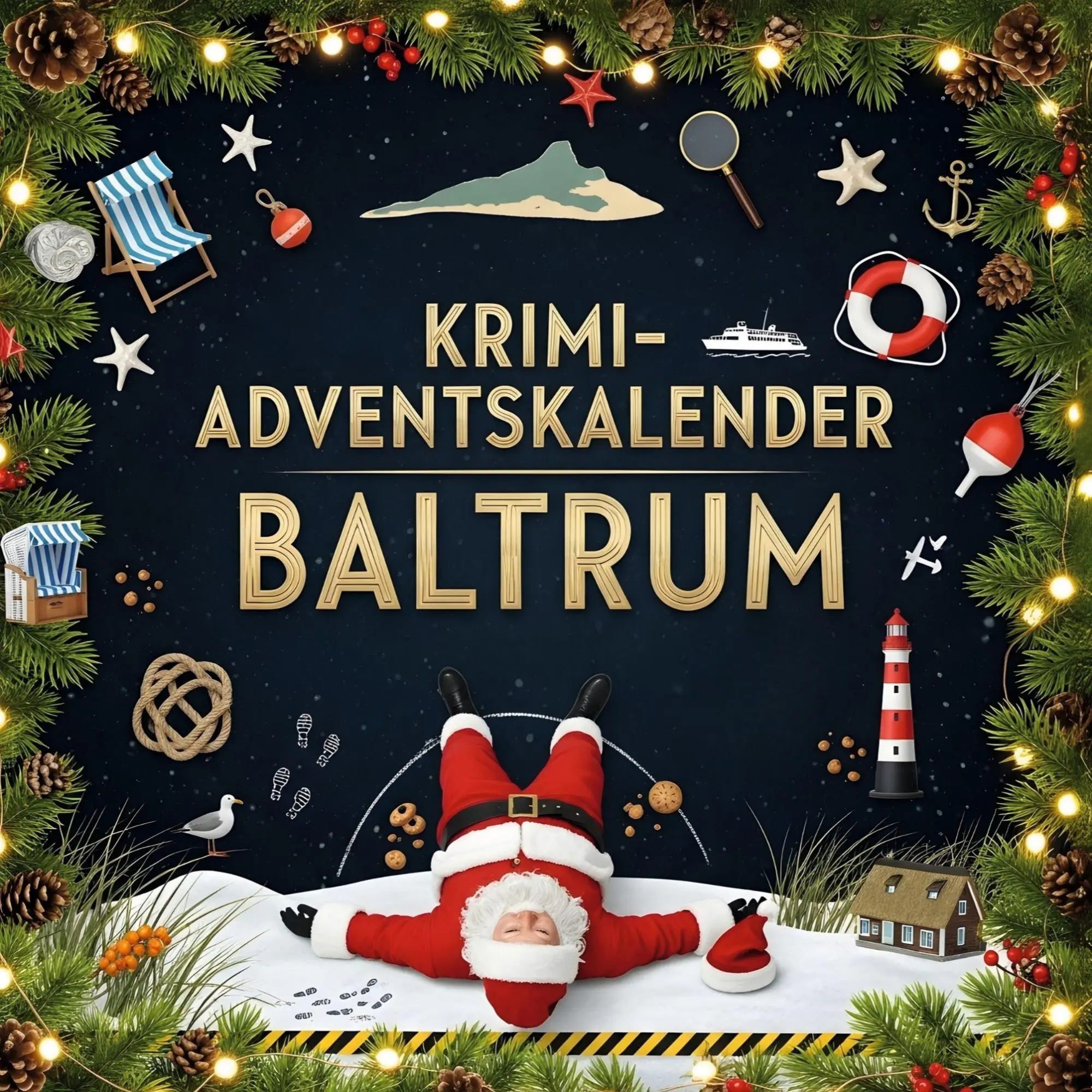 Cover: 9783695310395 | Der Krimi-Adventskalender Baltrum | Mordsverdächtig in 24 Akten | Buch