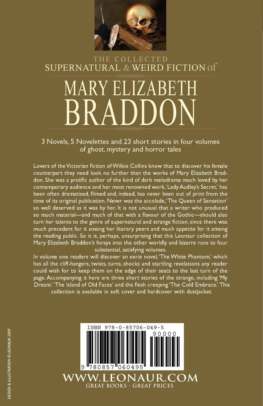 Rückseite: 9780857060495 | The Collected Supernatural and Weird Fiction of Mary Elizabeth Braddon