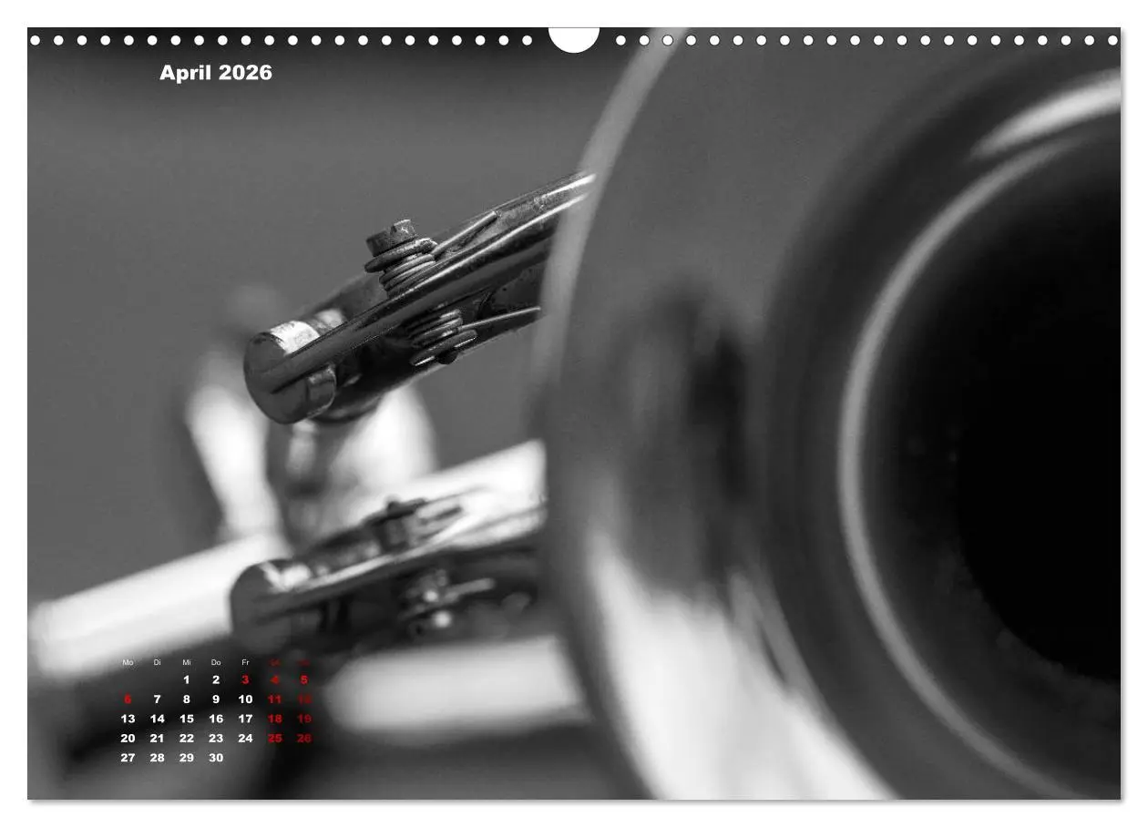 Bild: 9783457870495 | Trompete - Close up (Wandkalender 2026 DIN A3 quer), CALVENDO...