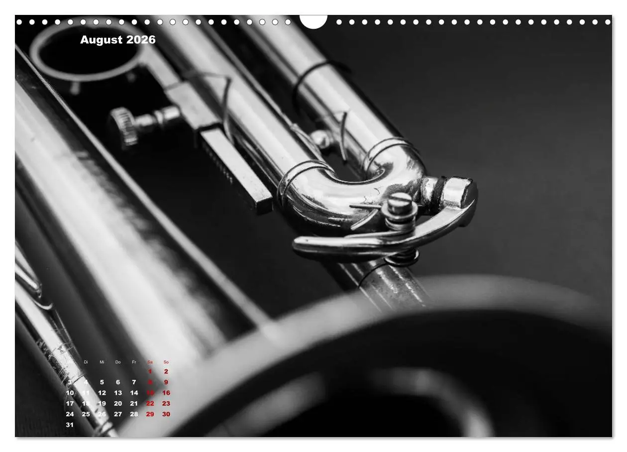 Bild: 9783457870495 | Trompete - Close up (Wandkalender 2026 DIN A3 quer), CALVENDO...