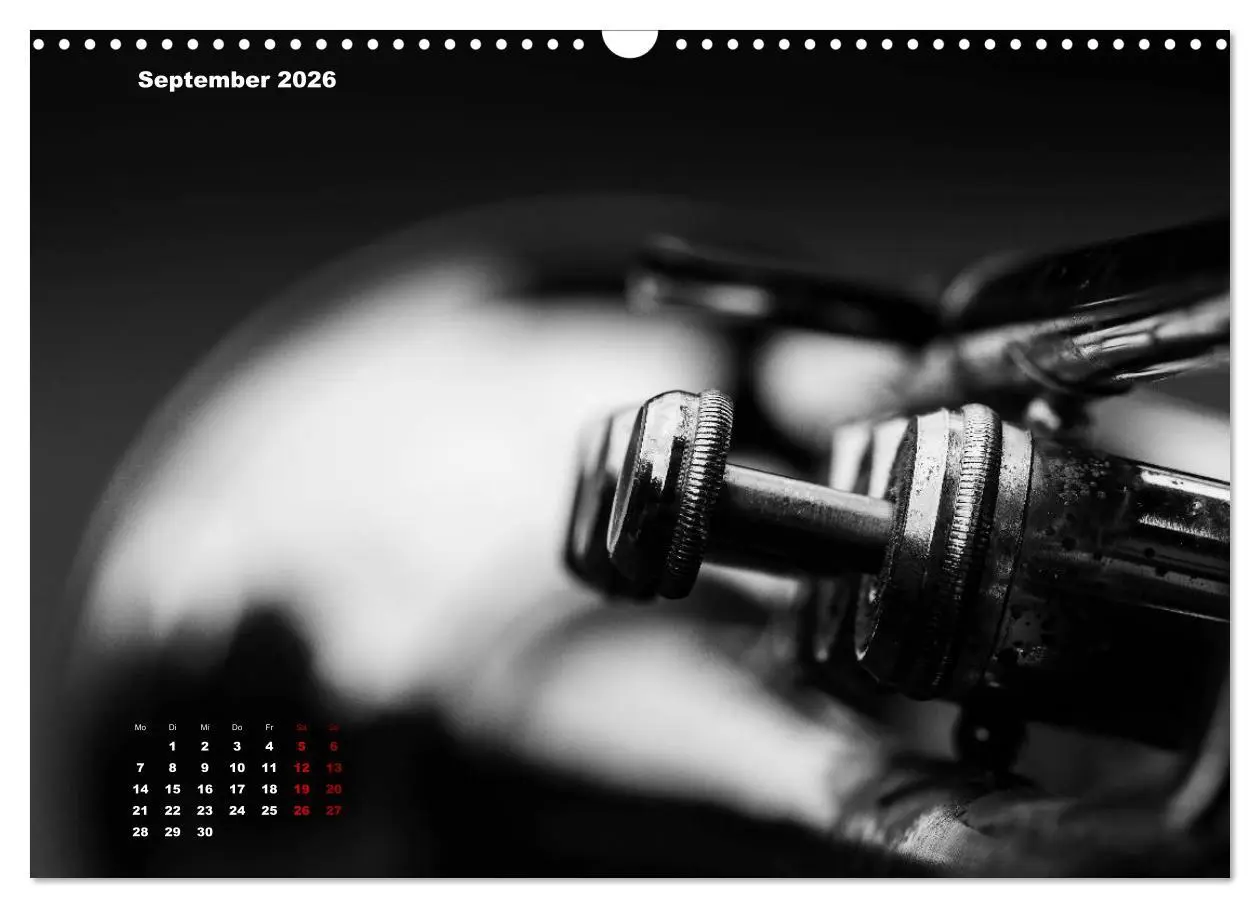 Bild: 9783457870495 | Trompete - Close up (Wandkalender 2026 DIN A3 quer), CALVENDO...