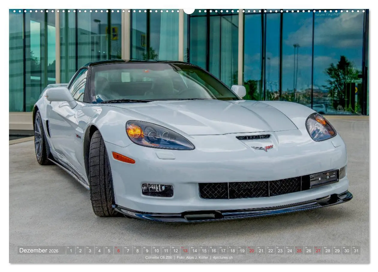 Bild: 9783516030495 | Corvette - Die US Ikone 2026 (hochwertiger Premium Wandkalender...