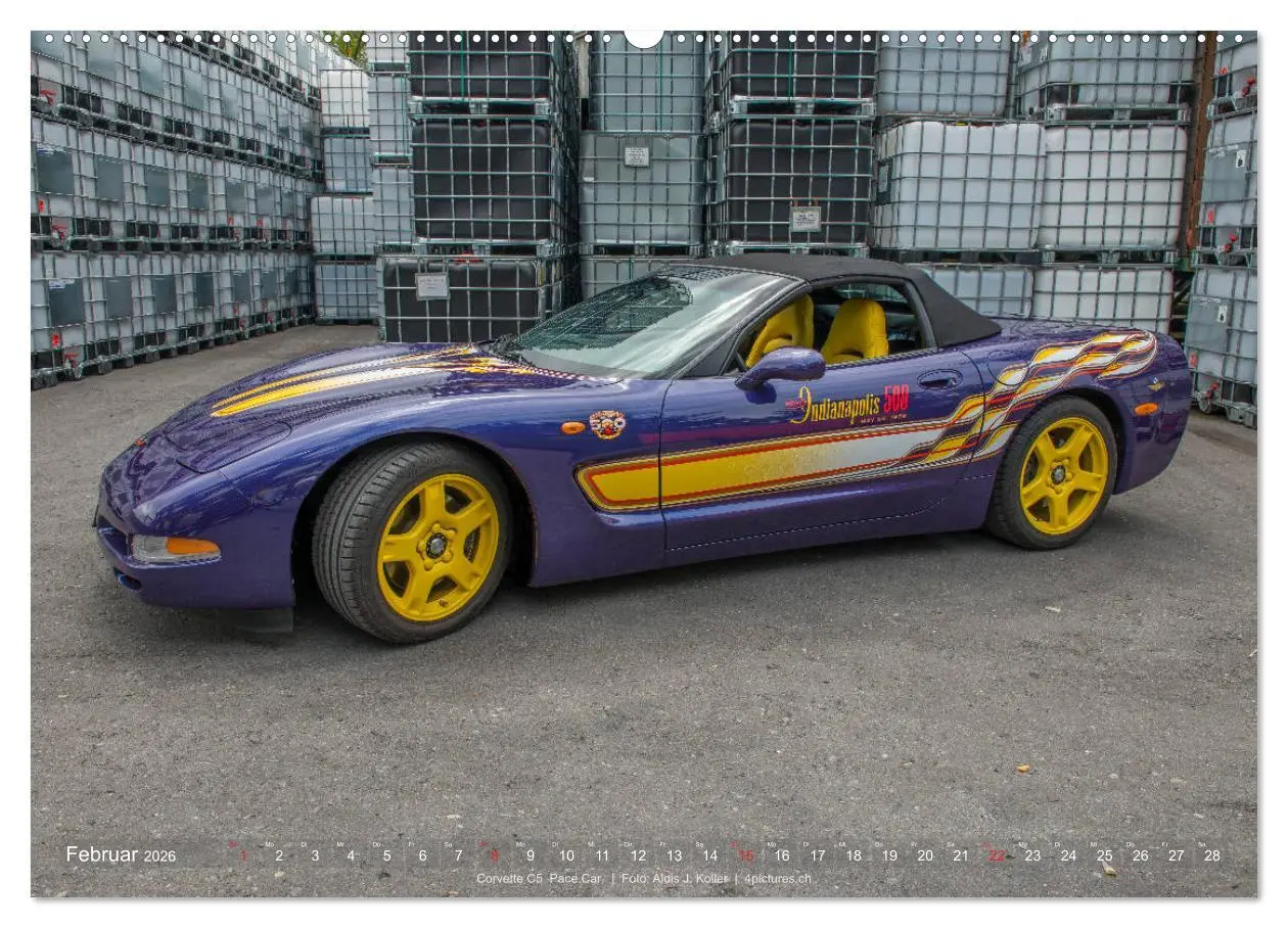 Bild: 9783516030495 | Corvette - Die US Ikone 2026 (hochwertiger Premium Wandkalender...