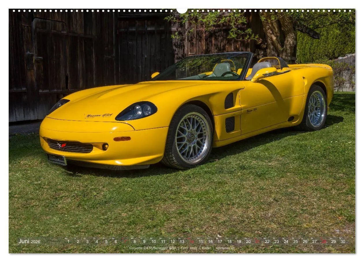 Bild: 9783516030495 | Corvette - Die US Ikone 2026 (hochwertiger Premium Wandkalender...