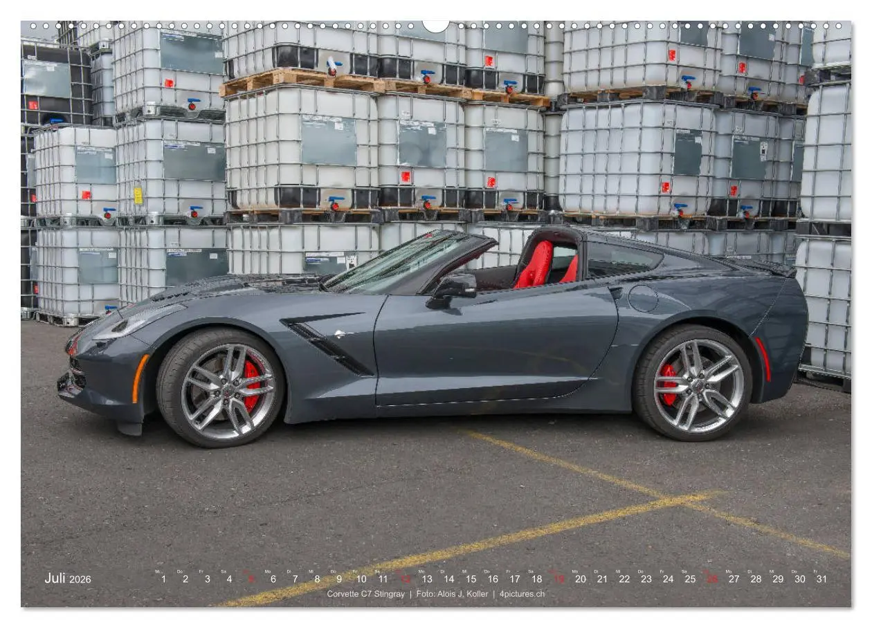 Bild: 9783516030495 | Corvette - Die US Ikone 2026 (hochwertiger Premium Wandkalender...