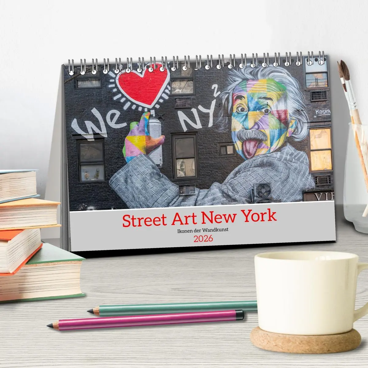 Bild: 9783516650495 | Street Art New York - Ikonen der Wandkunst (Tischkalender 2026 DIN...