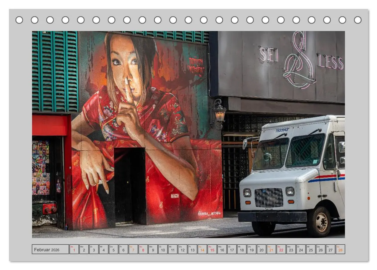 Bild: 9783516650495 | Street Art New York - Ikonen der Wandkunst (Tischkalender 2026 DIN...