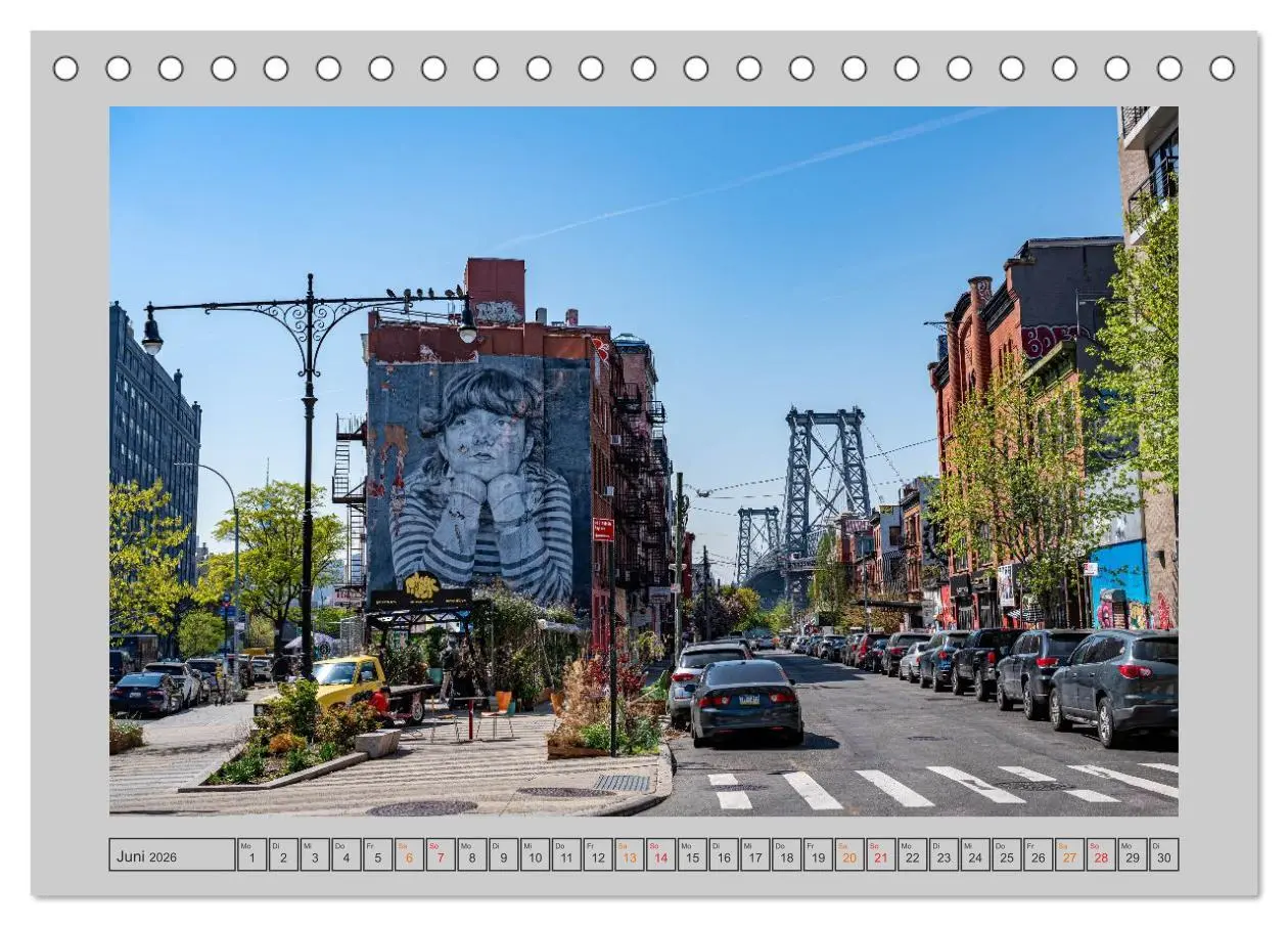 Bild: 9783516650495 | Street Art New York - Ikonen der Wandkunst (Tischkalender 2026 DIN...