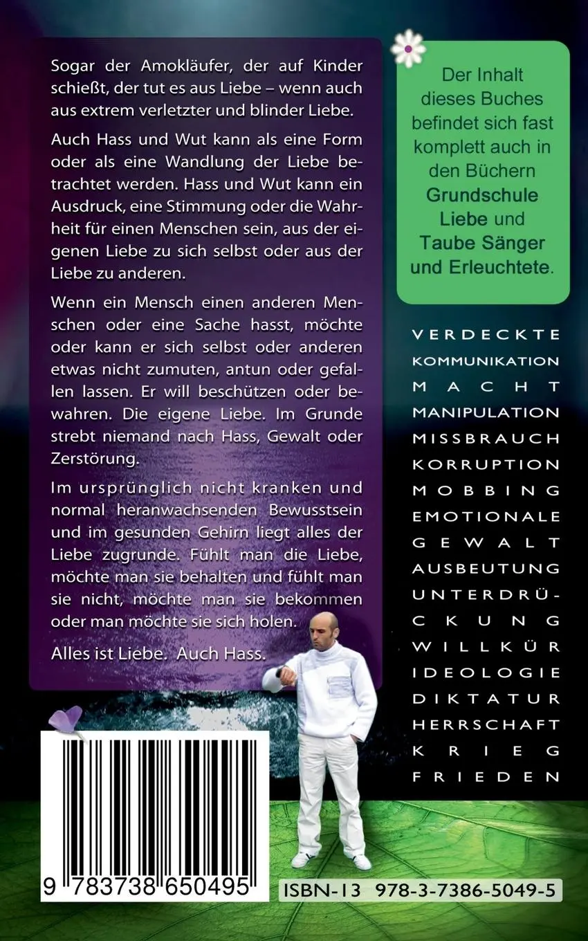 Rückseite: 9783738650495 | Alles ist Liebe. Auch Hass! | Der Punkt | Taschenbuch | 72 S. | 2020