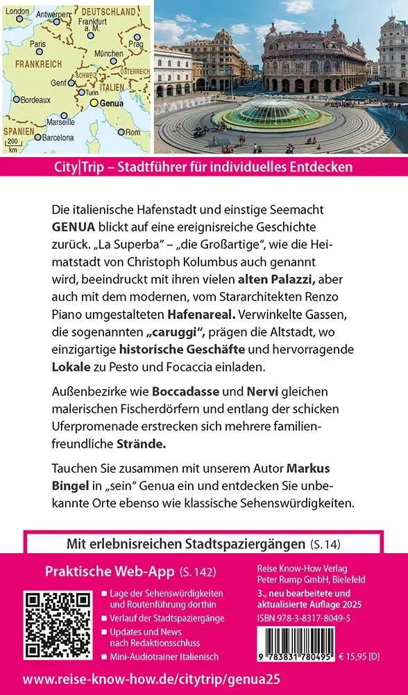 Bild: 9783831780495 | Reise Know-How CityTrip Genua | Markus Bingel | Taschenbuch | 144 S.