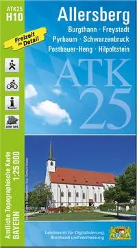 Cover: 9783987760495 | ATK25-H10 Allersberg (Amtliche Topographische Karte 1:25000) | Deutsch
