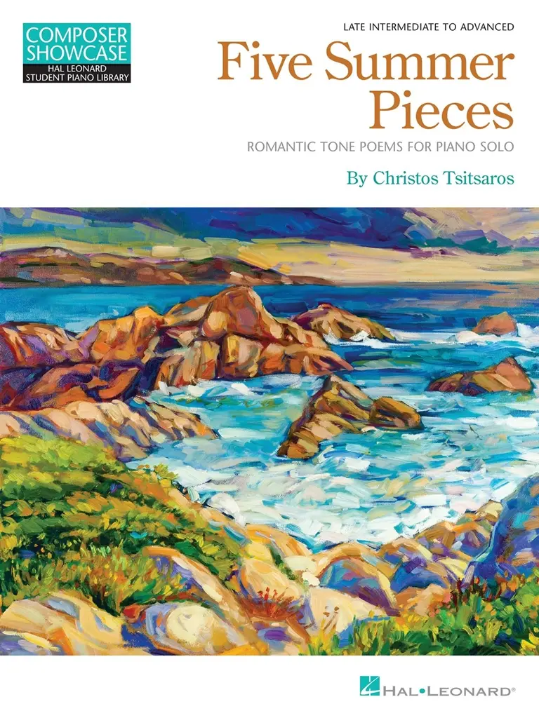 Cover: 840126950595 | Five Summer Pieces: Romantic Tone Poems for Piano Solo by Christos...