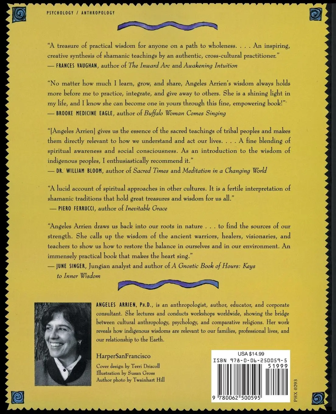 Rückseite: 9780062500595 | The Four-Fold Way | Angeles Arrien | Taschenbuch | Englisch | 1993