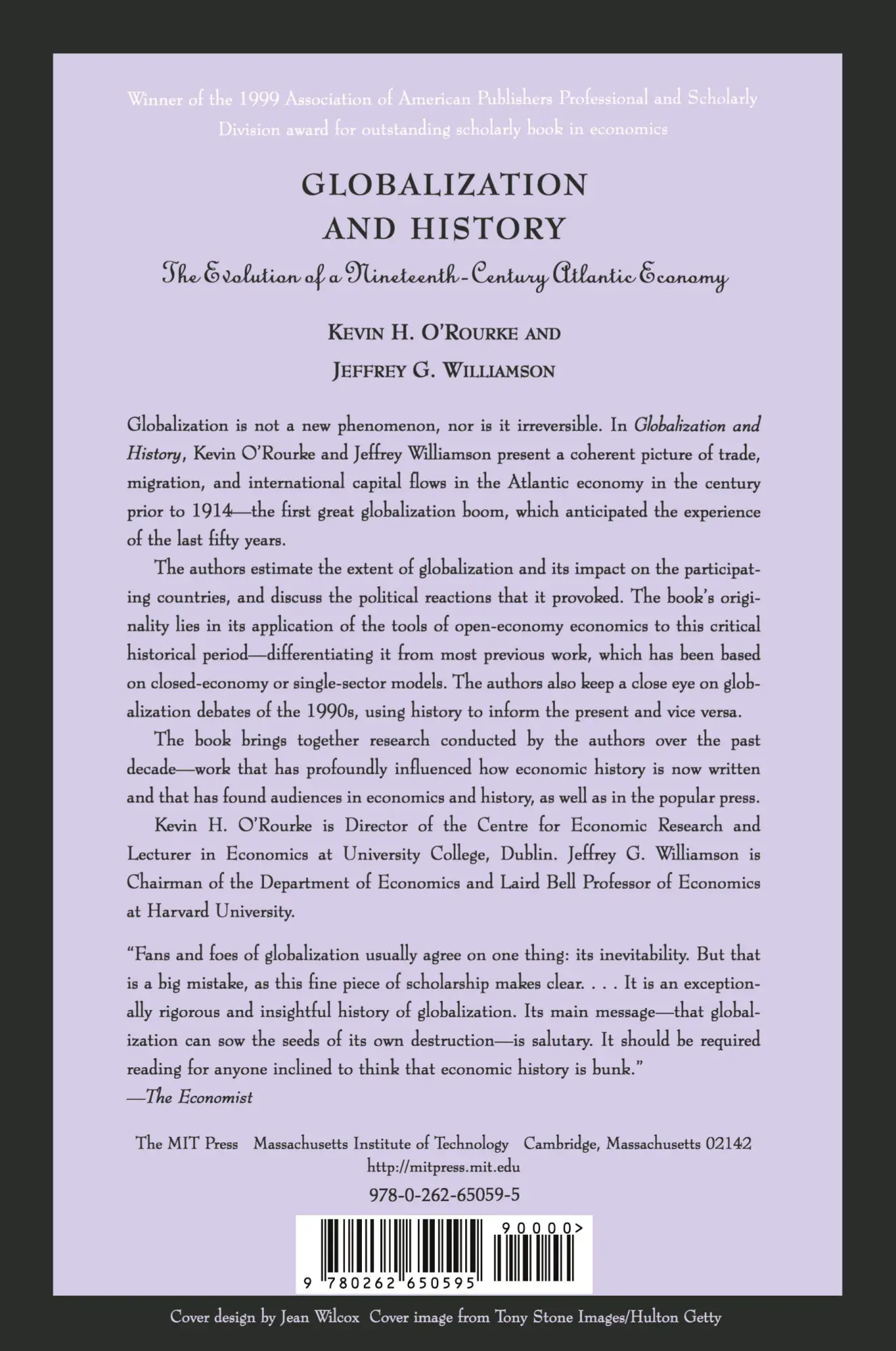 Rückseite: 9780262650595 | Globalization and History | Kevin H. O'Rourke (u. a.) | Taschenbuch