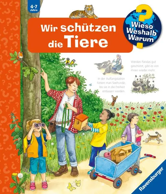 Cover: 9783473600595 | Wieso? Weshalb? Warum?, Band 43 - Wir schützen die Tiere | Andrea Erne