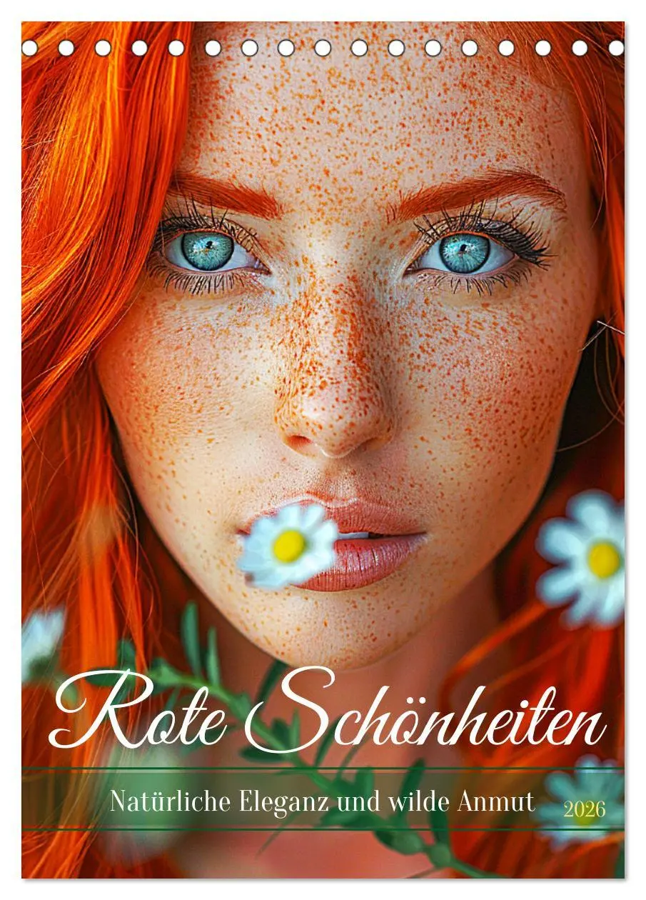 Cover: 9783516260595 | Rote Schönheiten. Natürliche Eleganz und wilde Anmut (Tischkalender...