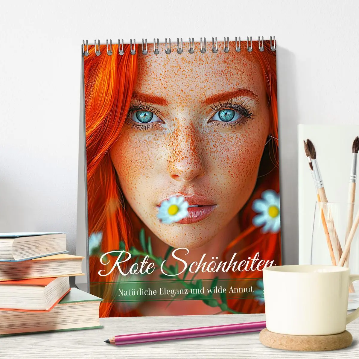 Bild: 9783516260595 | Rote Schönheiten. Natürliche Eleganz und wilde Anmut (Tischkalender...
