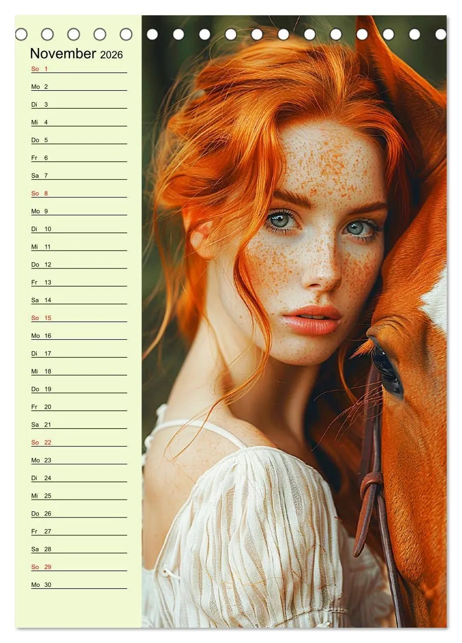 Bild: 9783516260595 | Rote Schönheiten. Natürliche Eleganz und wilde Anmut (Tischkalender...