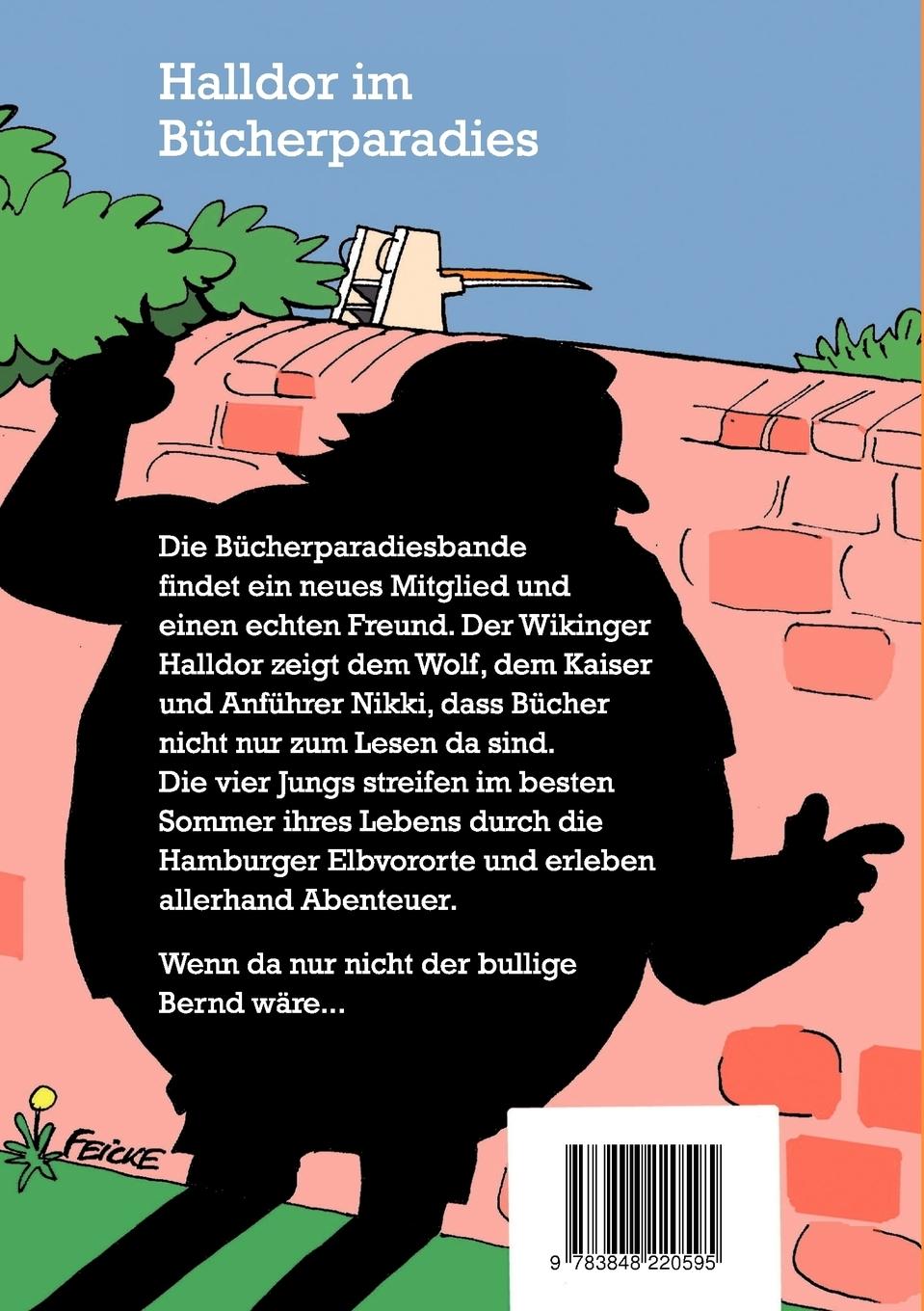 Rückseite: 9783848220595 | Halldor im Bücherparadies | Michael Schaaf | Taschenbuch | 136 S.