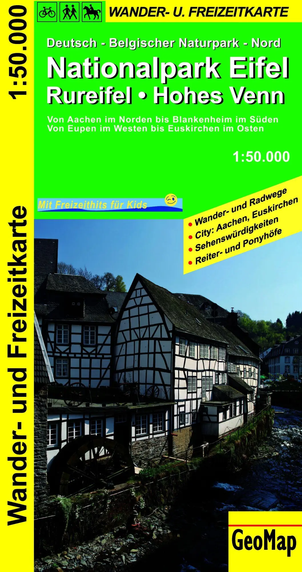 Cover: 9783959650595 | Nationalpark Eifel, Rureifel, Hohes Venn Wander- und Freizeitkarte