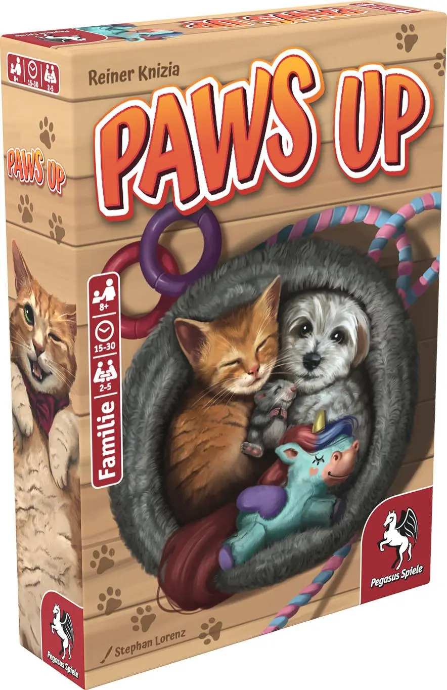Cover: 4250231740695 | Paws Up | Spiel | 18292G | Deutsch | 2025 | Pegasus Spiele GmbH