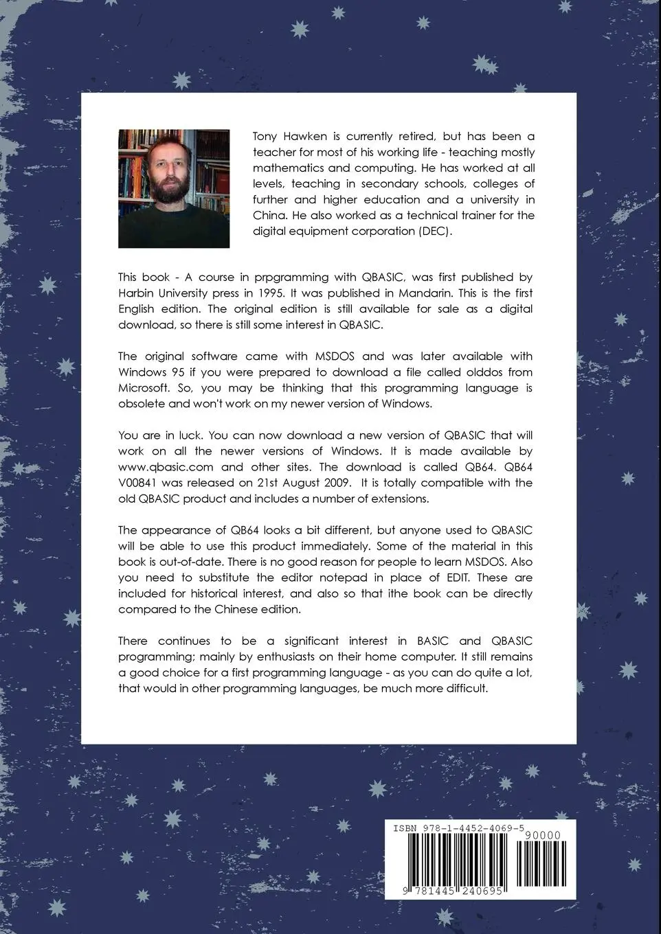 Rückseite: 9781445240695 | A course in programming with QBASIC | Tony Hawken | Taschenbuch | 2009