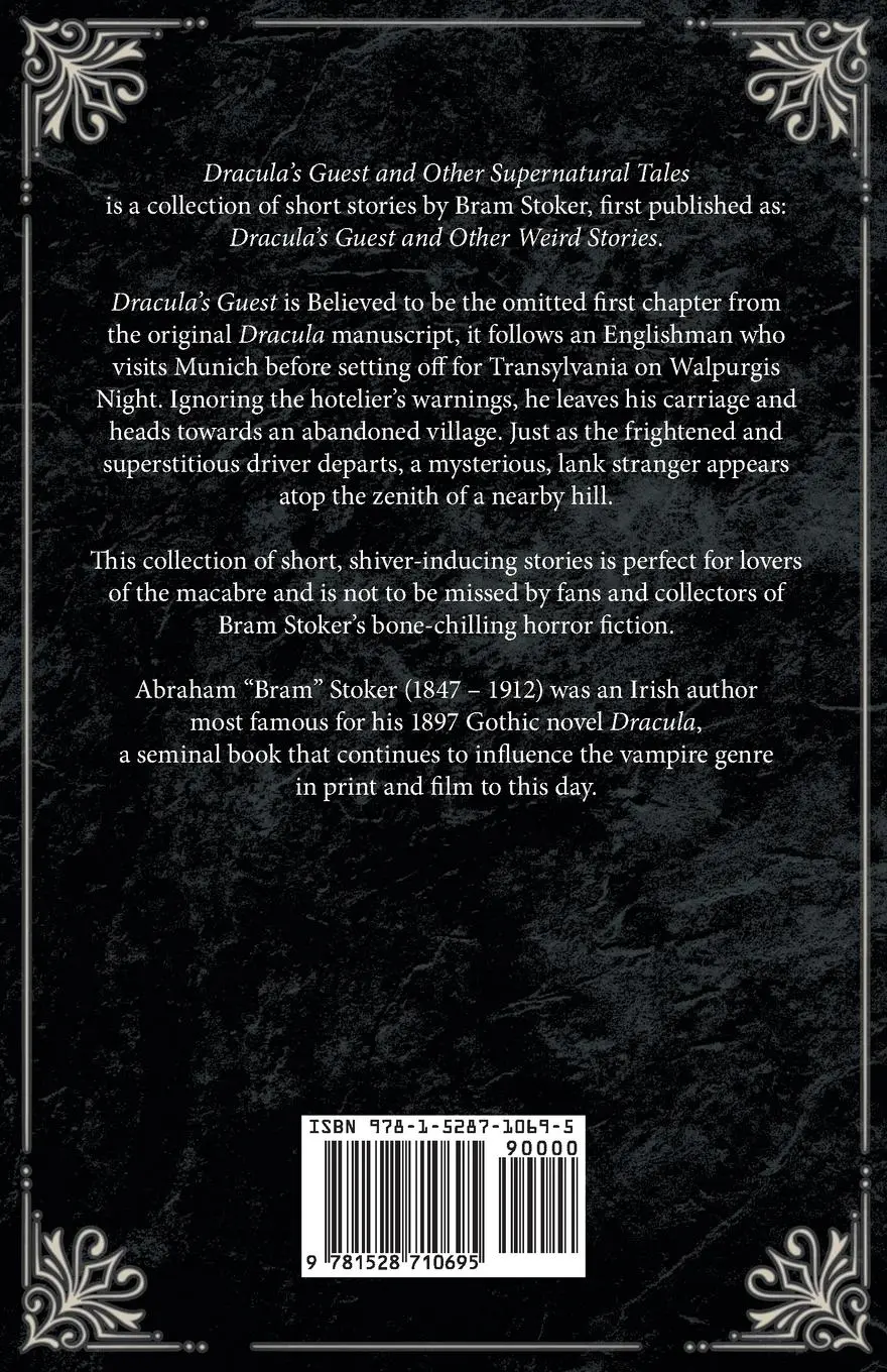 Rückseite: 9781528710695 | Dracula's Guest &amp; Other Supernatural Tales | Bram Stoker | Taschenbuch