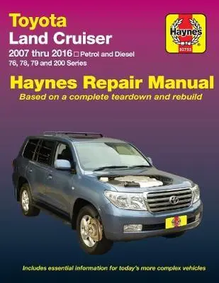 Cover: 9781620920695 | Toyota Land Cruiser Petrol And Diesel | 2007-2015 | Haynes Publishing