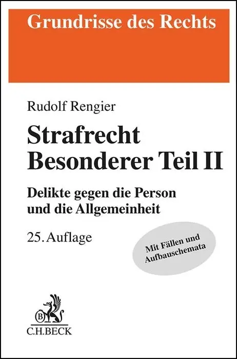 Cover: 9783406810695 | Strafrecht Besonderer Teil II | Rudolf Rengier | Taschenbuch | Deutsch