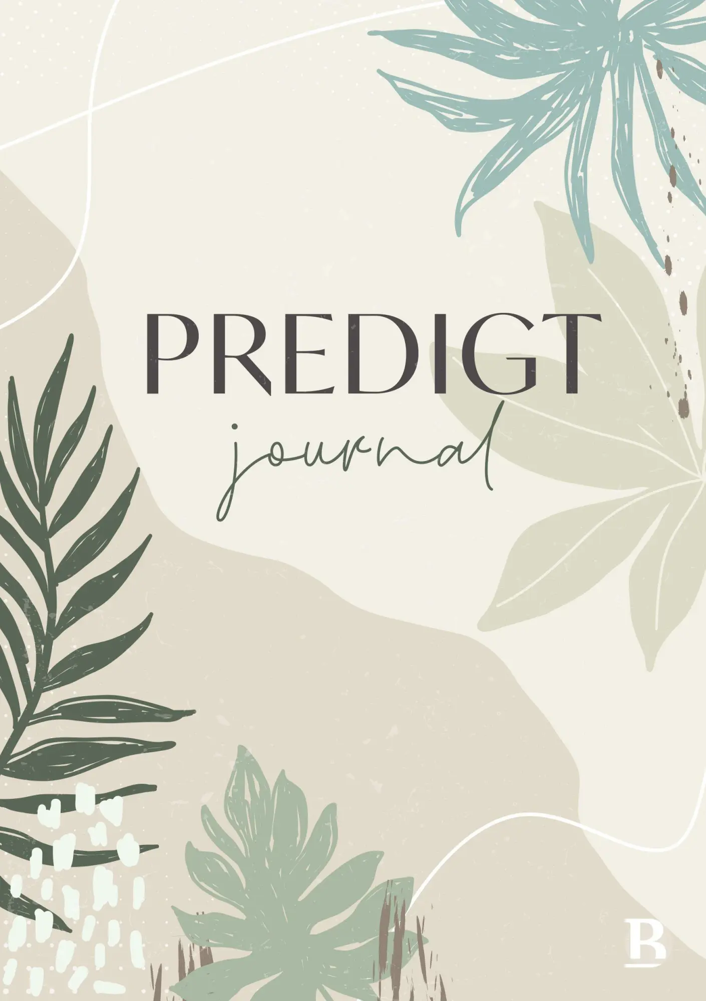 Cover: 9783417010695 | Predigt Journal | Buch | 176 S. | Deutsch | 2026 | R.Brockhaus