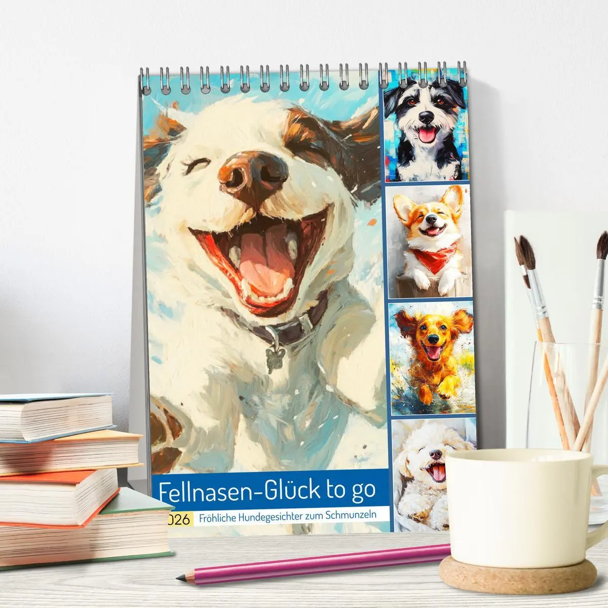 Bild: 9783457300695 | Fellnasen-Glück to go. Fröhliche Hundegesichter zum Schmunzeln...