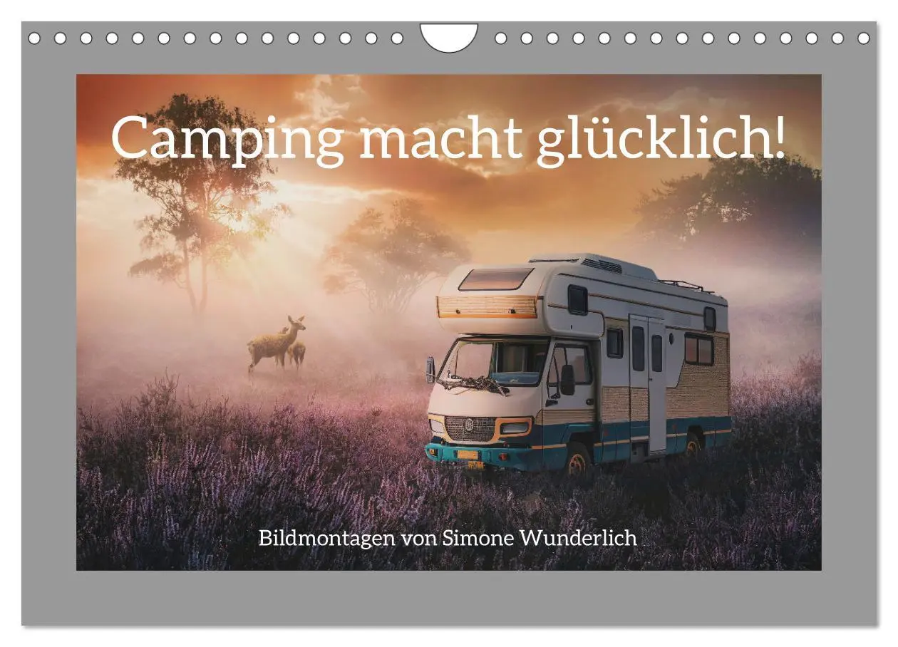 Cover: 9783457540695 | Camping macht glücklich! (Wandkalender 2026 DIN A4 quer), CALVENDO...