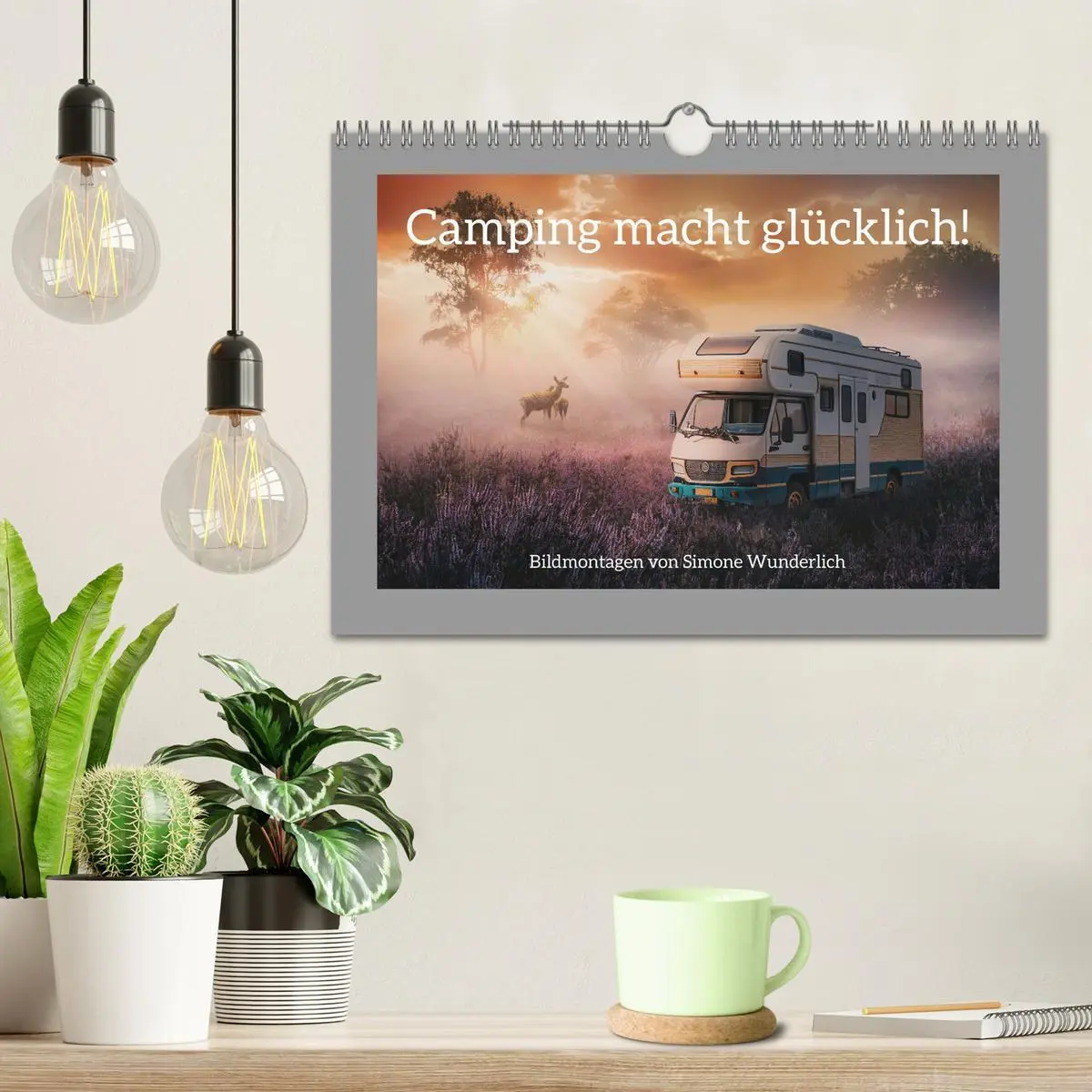 Bild: 9783457540695 | Camping macht glücklich! (Wandkalender 2026 DIN A4 quer), CALVENDO...