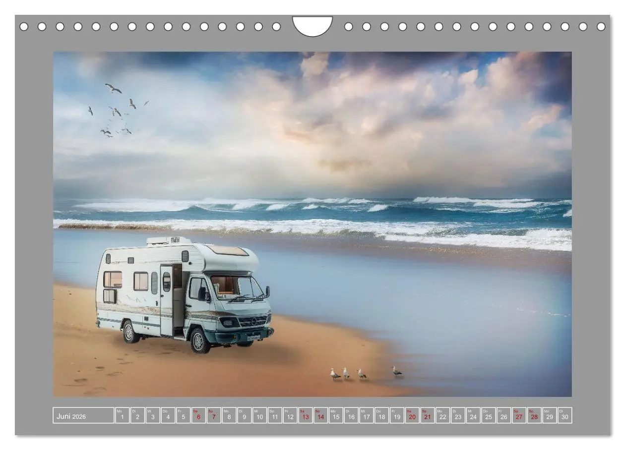 Bild: 9783457540695 | Camping macht glücklich! (Wandkalender 2026 DIN A4 quer), CALVENDO...