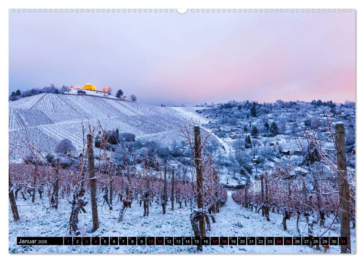 Bild: 9783457780695 | Ein Jahr STUTTGART (Wandkalender 2026 DIN A2 quer), CALVENDO...