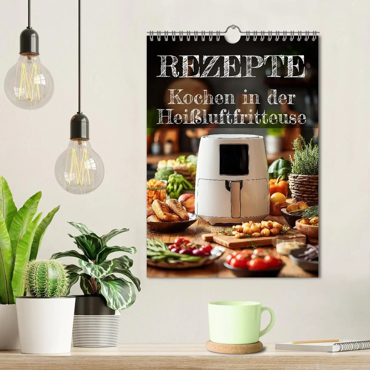Bild: 9783516700695 | REZEPTE - Kochen in der Heißluftfritteuse (Wandkalender 2026 DIN A4...