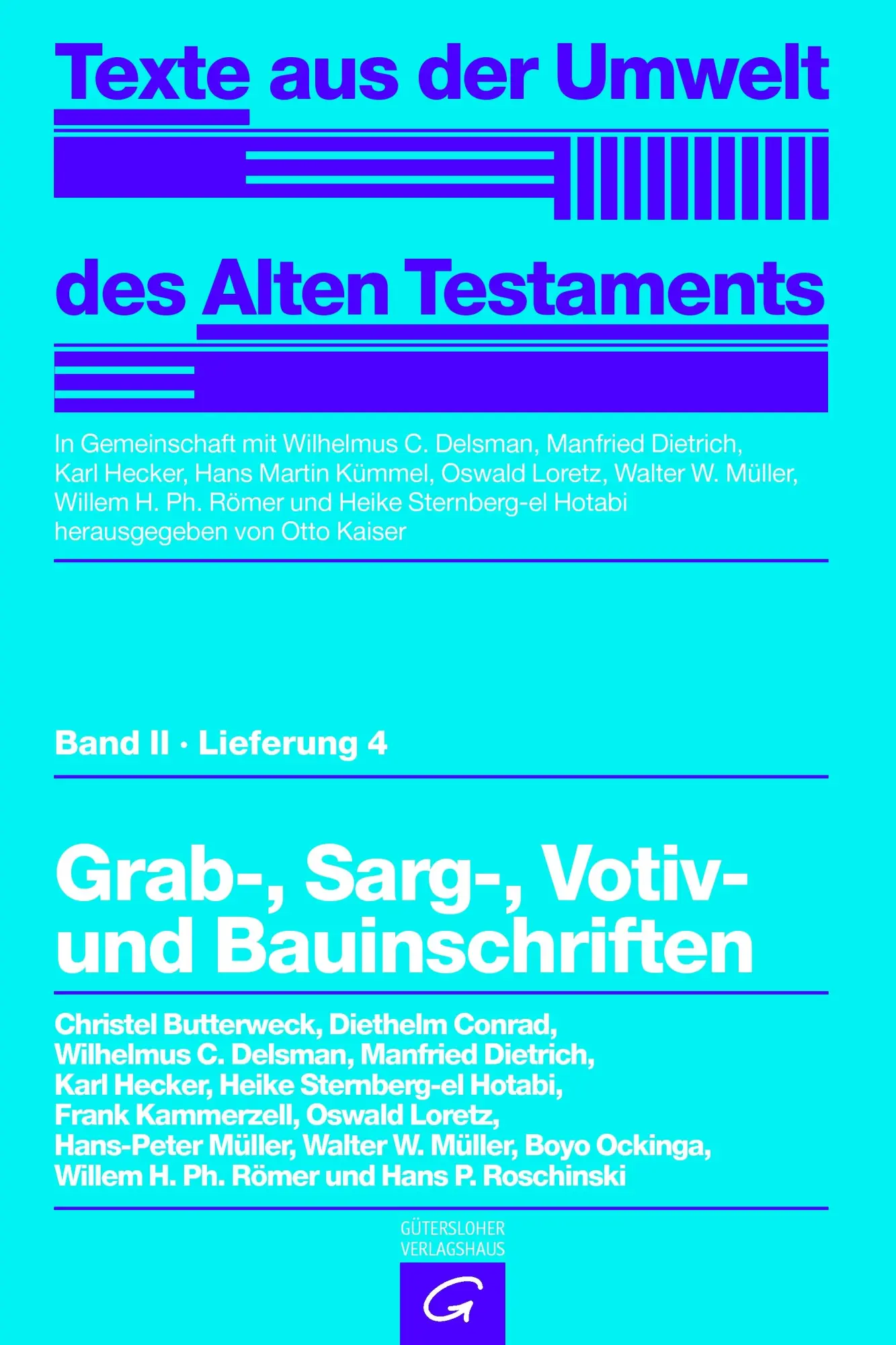 Cover: 9783579000695 | Grab-, Sarg-, Votiv- und Bauinschriften | Christel Butterweck (u. a.)