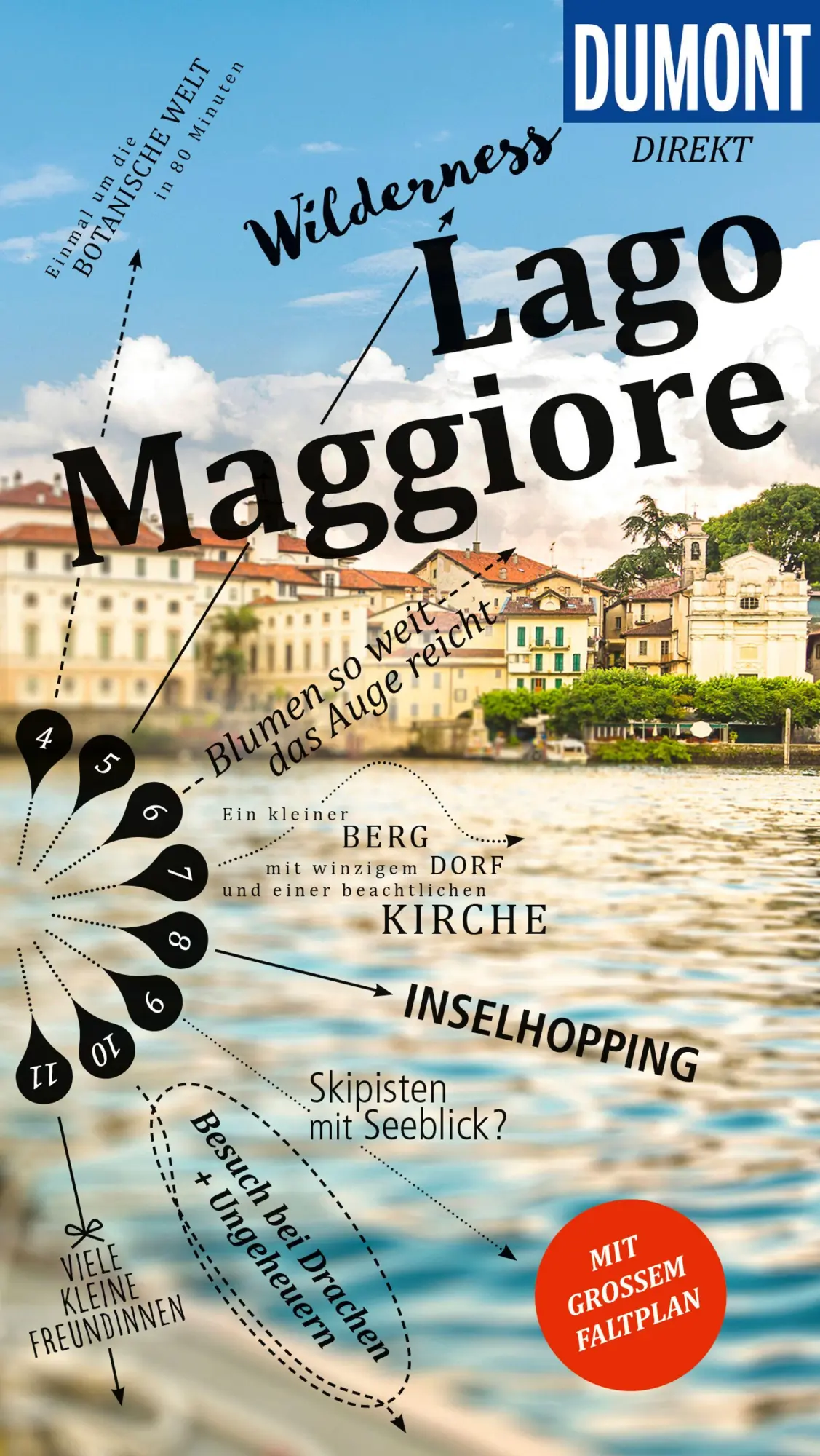 Cover: 9783616000695 | DUMONT direkt Reiseführer Lago Maggiore | Mit großem Faltplan | Lonmon