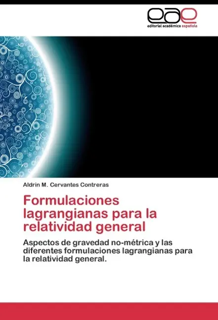 Cover: 9783845480695 | Formulaciones lagrangianas para la relatividad general | Contreras