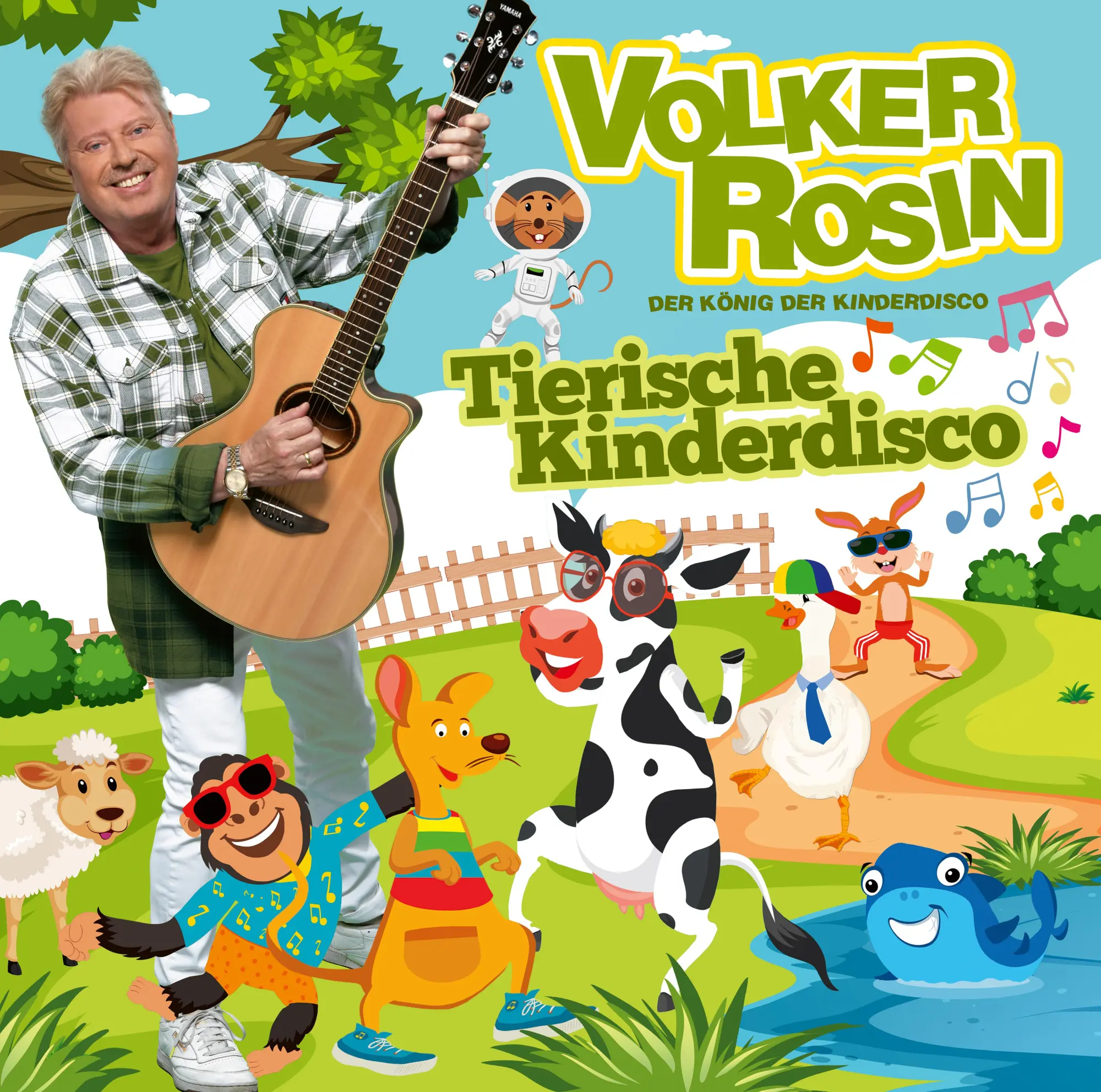 Cover: 9783938160695 | Tierische Kinderdisco | Volker Rosin | Audio-CD | Deutsch | 2024