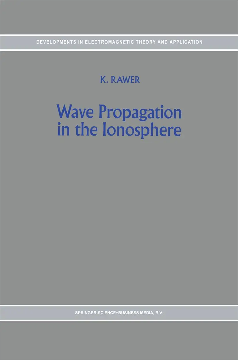 Cover: 9789048140695 | Wave Propagation in the Ionosphere | K. Rawer | Taschenbuch | XVI