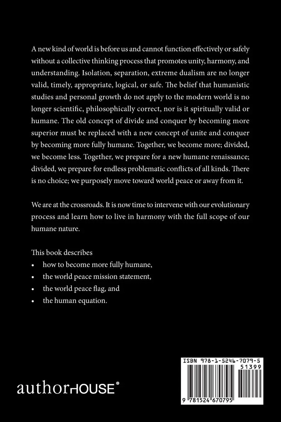 Rückseite: 9781524670795 | World Peace Book | Kirk Ellis | Taschenbuch | Kartoniert / Broschiert