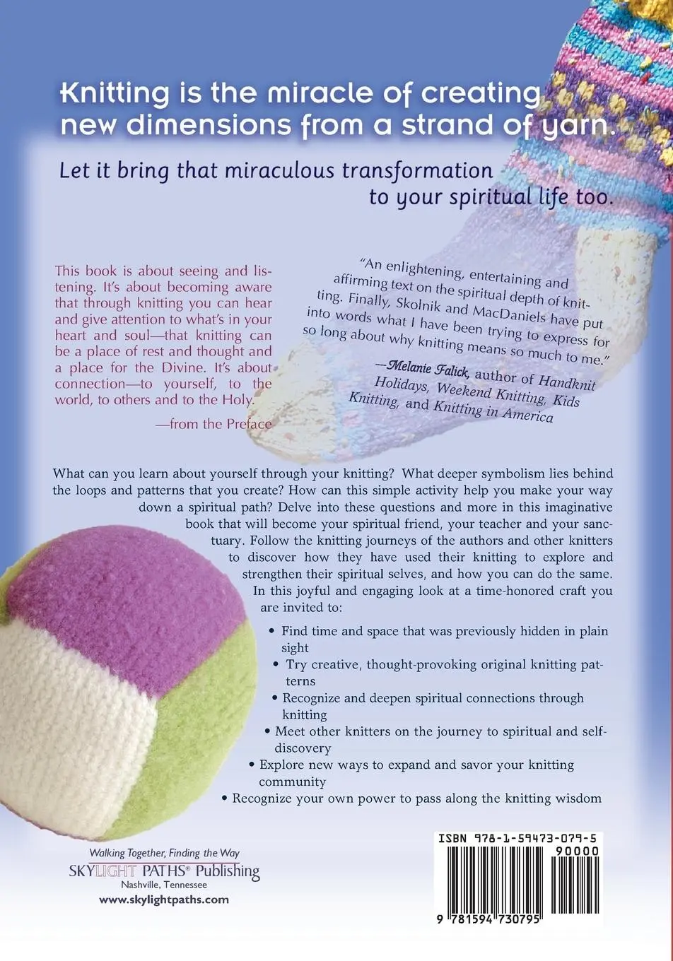 Rückseite: 9781594730795 | The Knitting Way | A Guide to Spiritual Self-Discovery | Taschenbuch