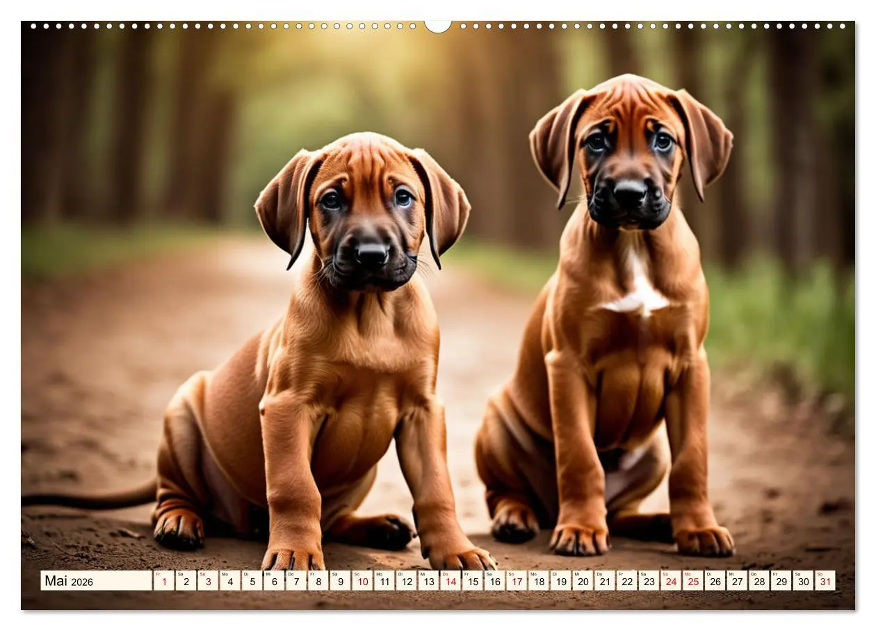 Bild: 9783457390795 | Rhodesian Ridgeback - Athlet mit Rückenkamm (Wandkalender 2026 DIN...