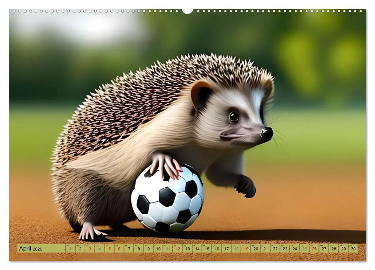 Bild: 9783457530795 | Igel-Abenteuer (hochwertiger Premium Wandkalender 2026 DIN A2...